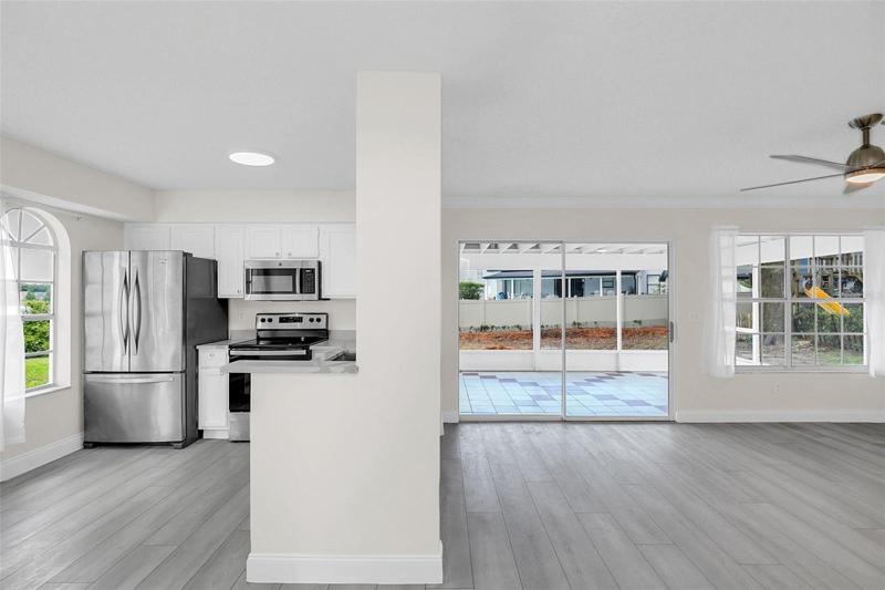 Kitchen and Family Room