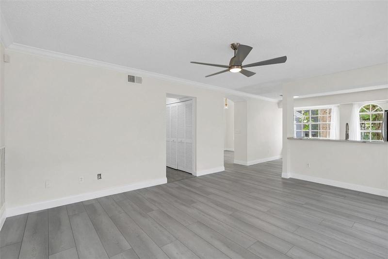 New lighting and ceiling fans through the home!