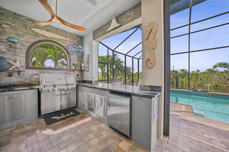 Outdoor kitchen