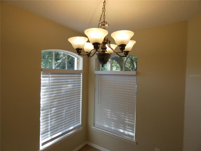 Dinette area inside kitchen