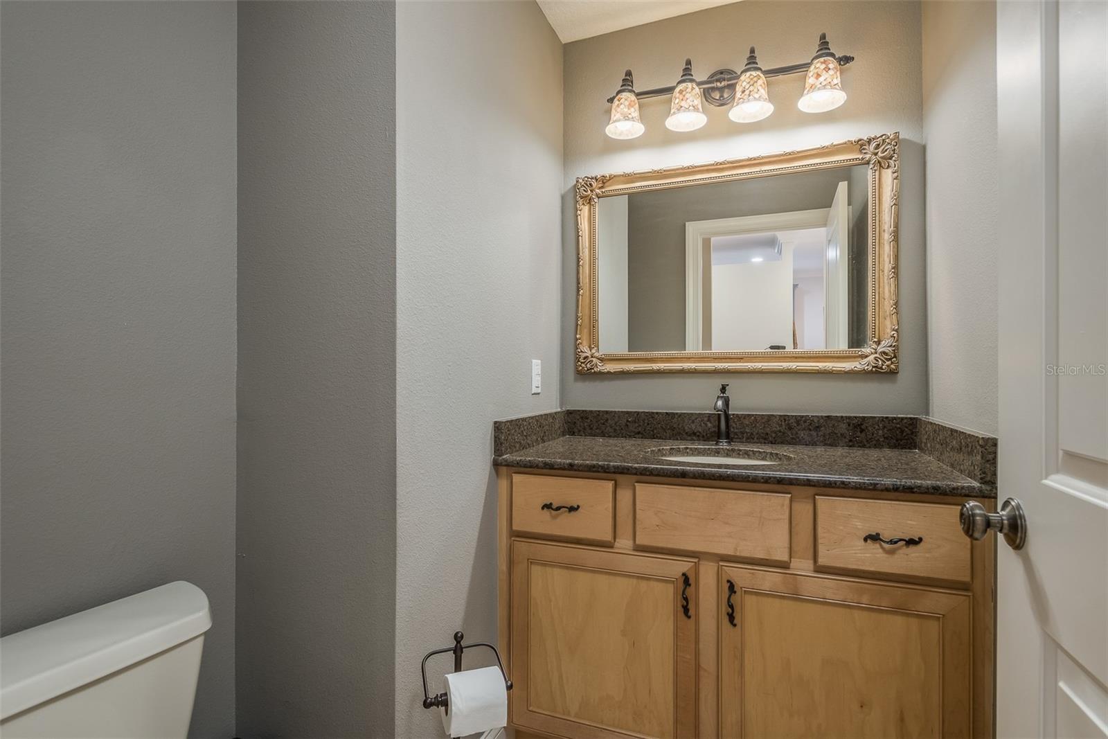 half bathroom downstairs
