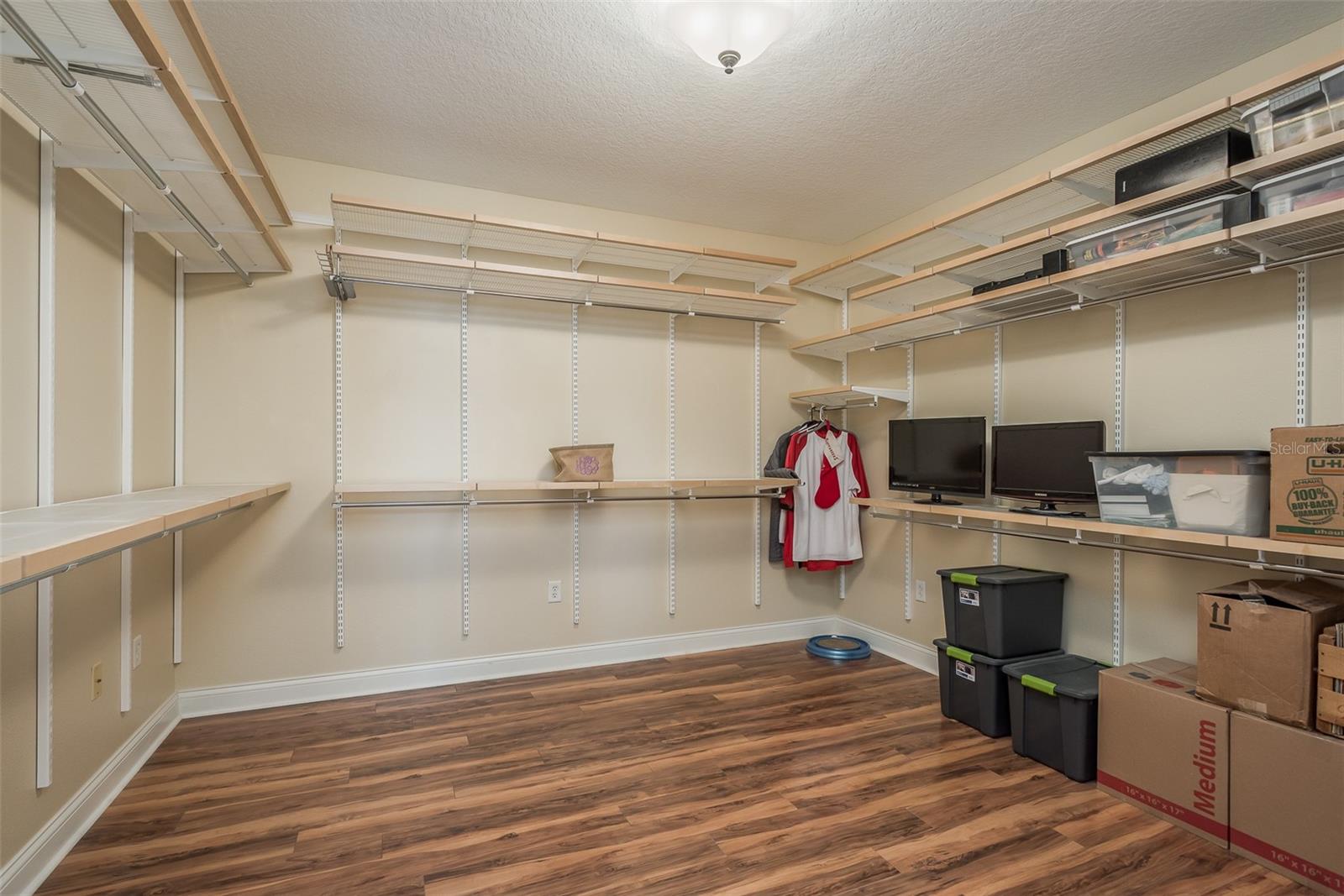 This third bedroom can be converted back by taking out the drywall to reveal the windows.