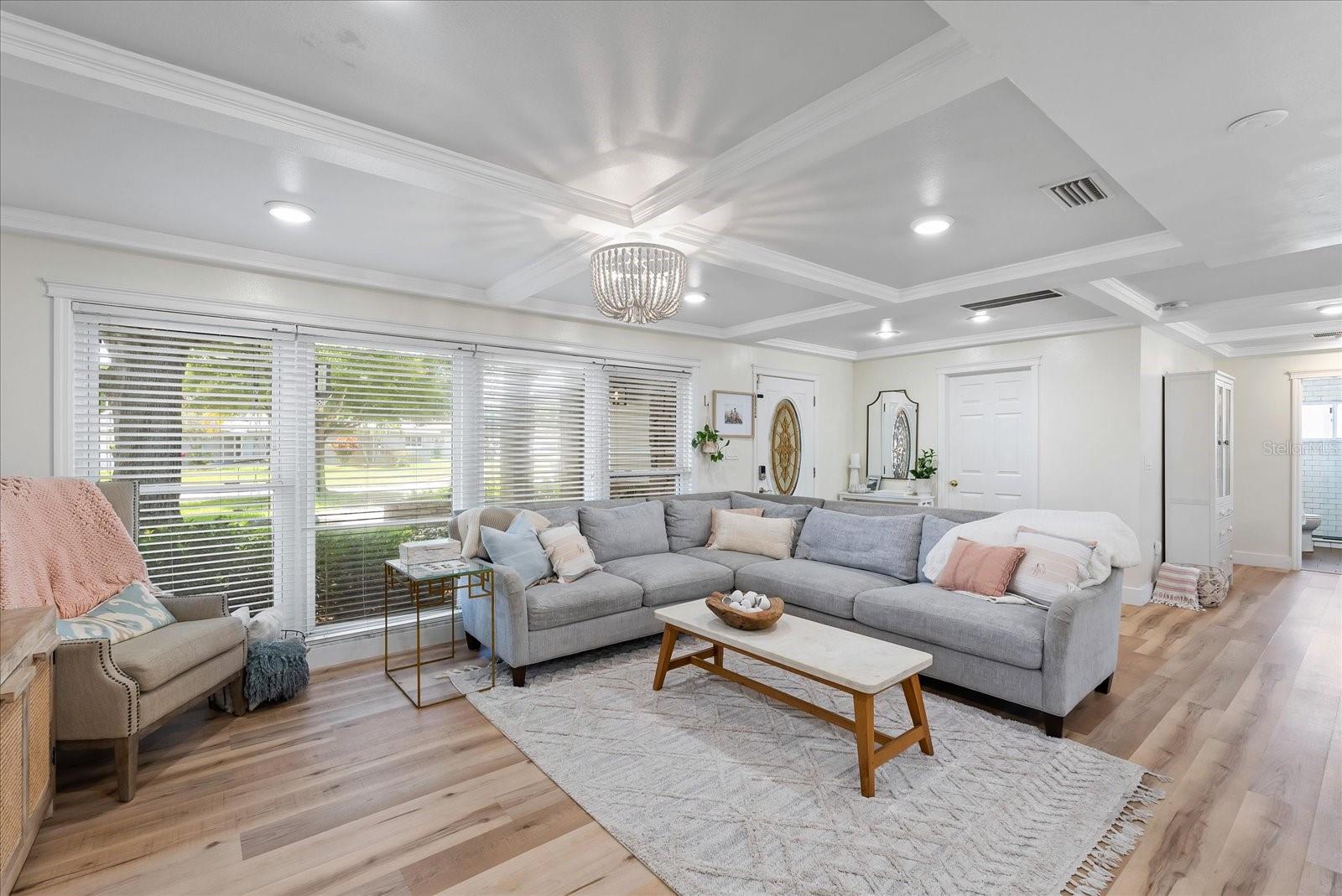 Open Living Room & Kitchen