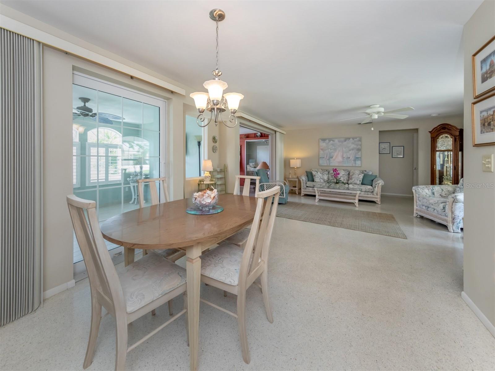 Main living and dining area