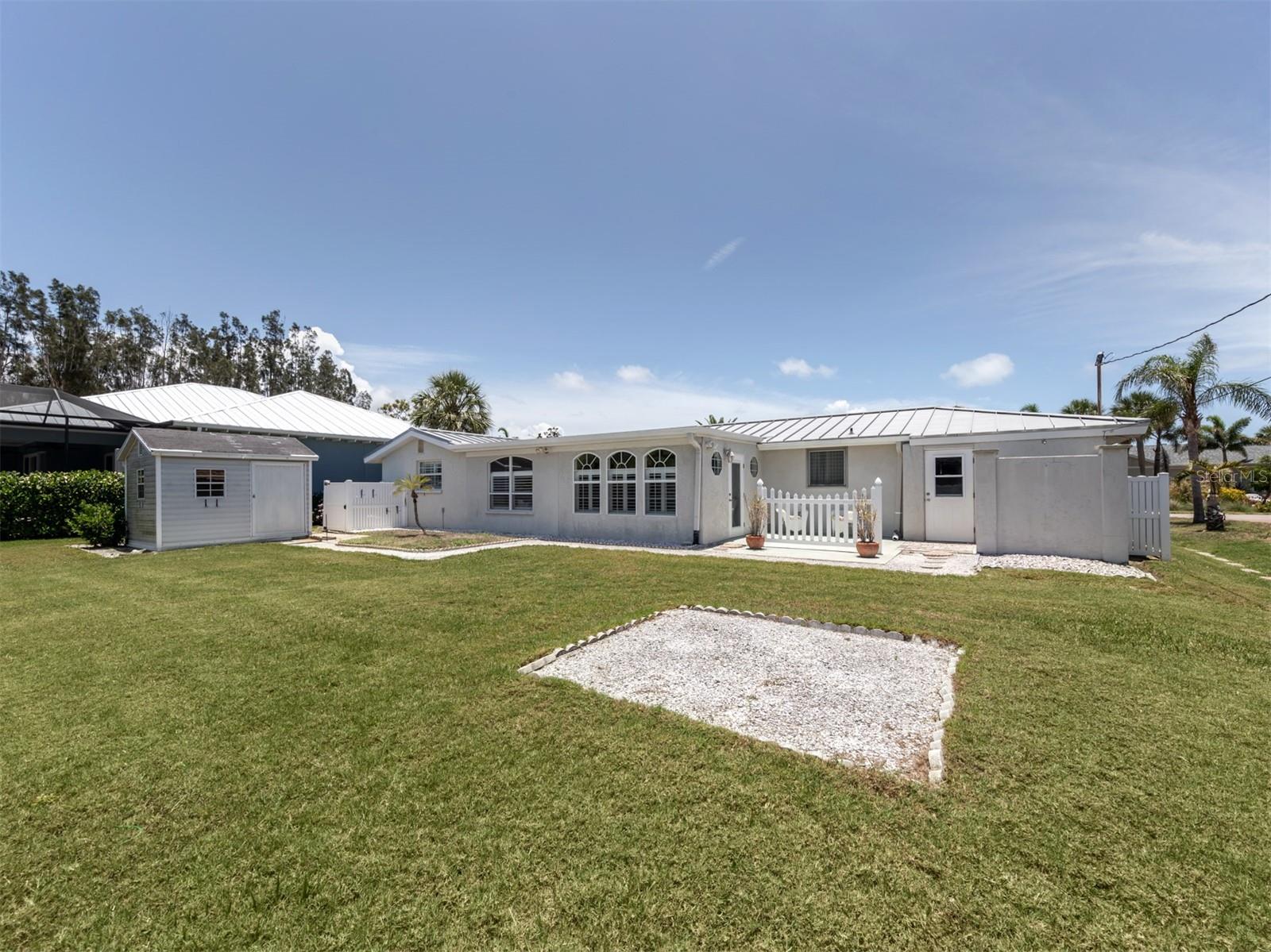 large back yard with room for a pool