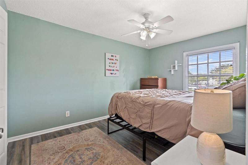 Spacious master bedroom.