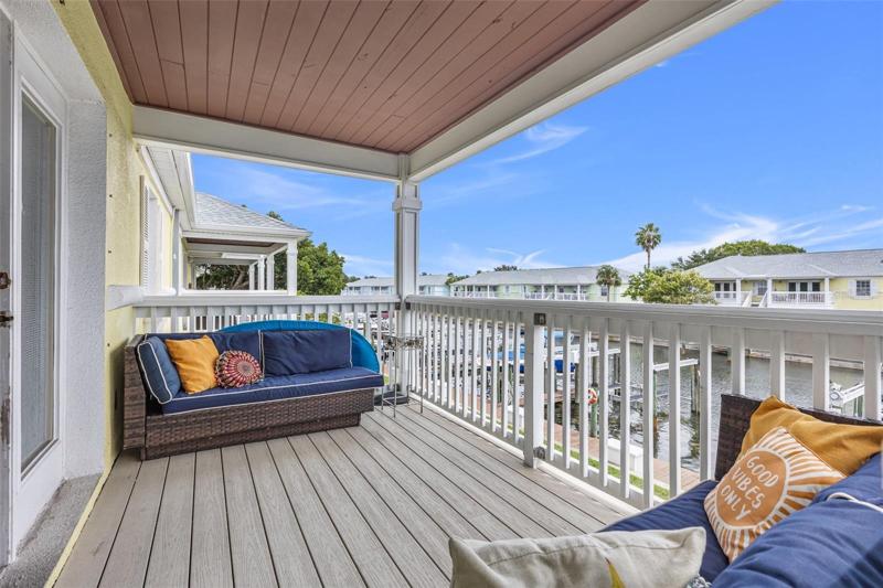 Recently updated balcony.