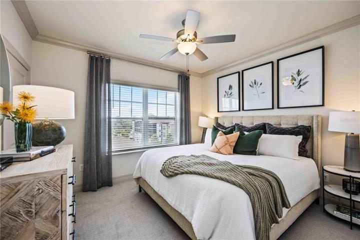 Spacious bedroom