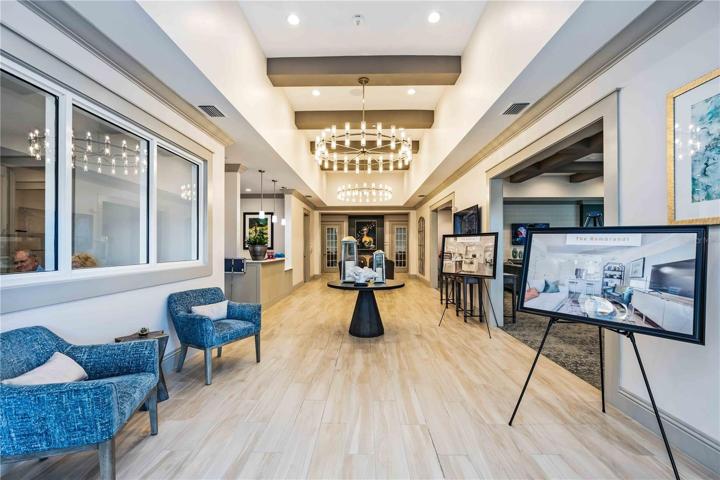 Entryway into the clubhouse