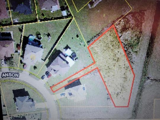 aerial view of lot
