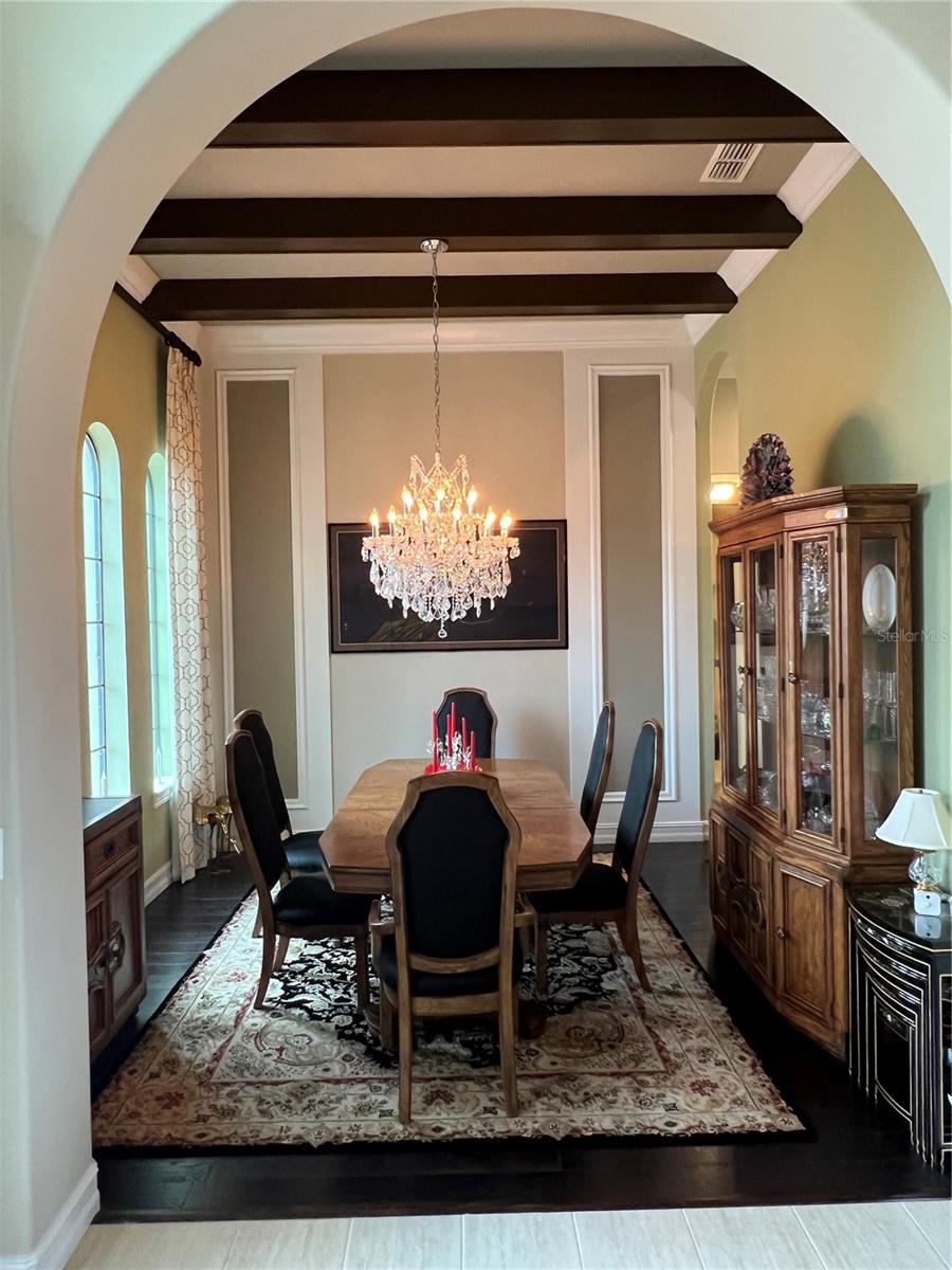 Formal Dining Room opens to the Kitchen and the Foyer