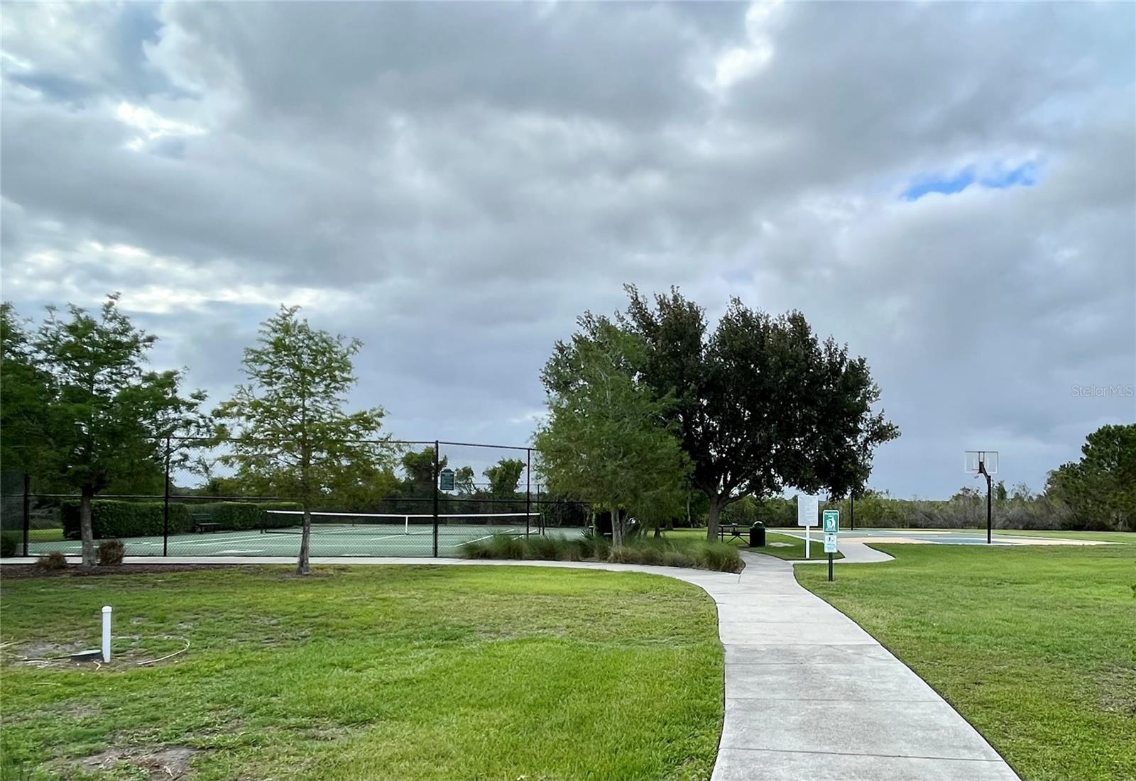Community Basketball and Tennis Courts