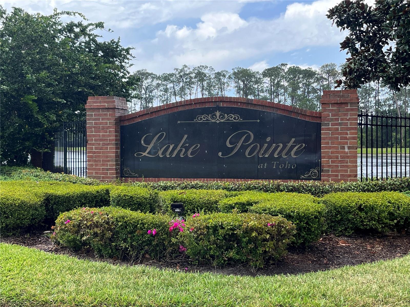 Lake Pointe at Toho is a Gated Community with Numerous Amenities