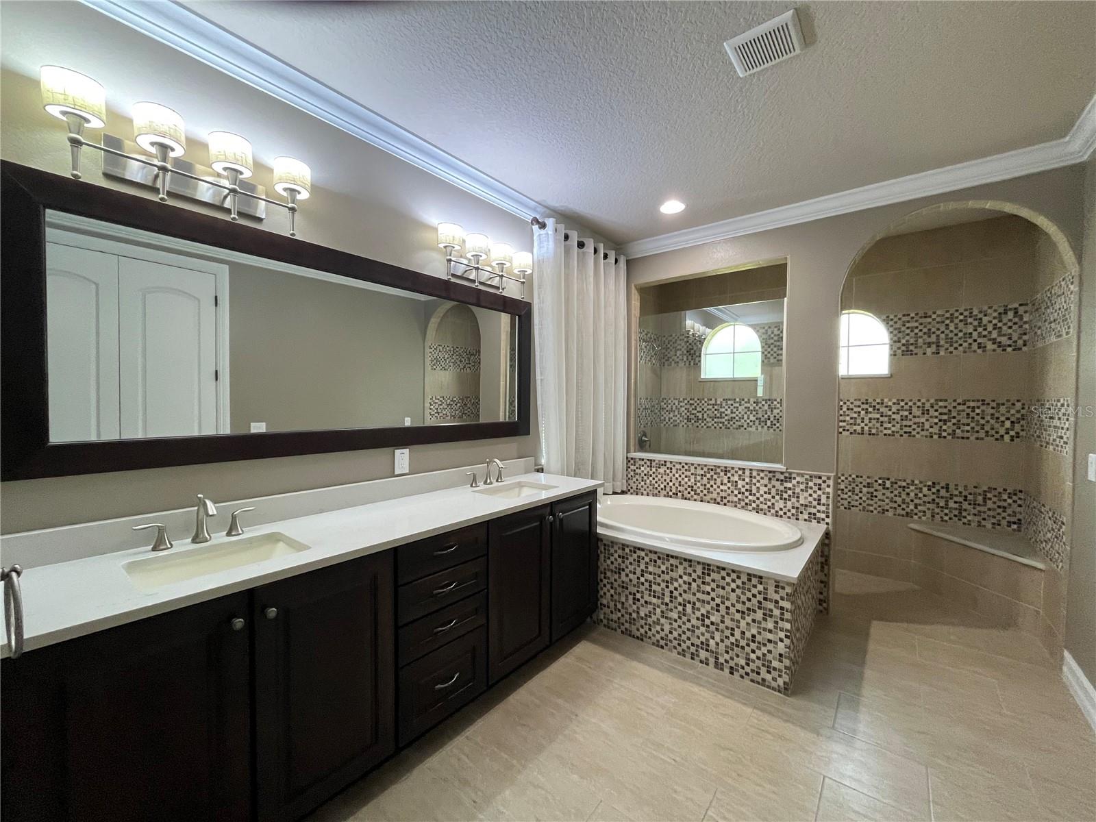 Master Bath with Handicap Accessible Shower