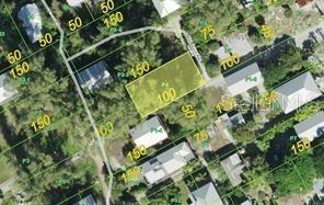 aerial of lot with dimensions