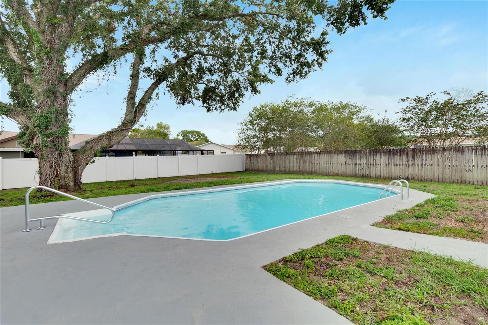 Re surfaced Pool Deck
