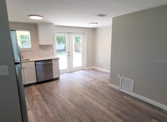 Kitchen/French doors