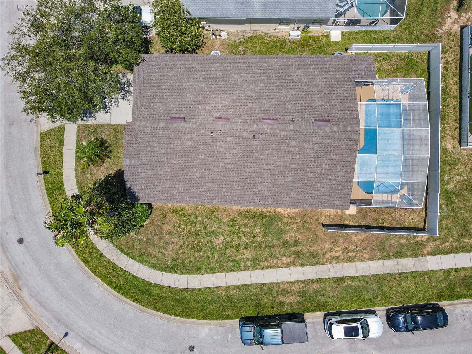 Overhead view of 512 Bailey Circle