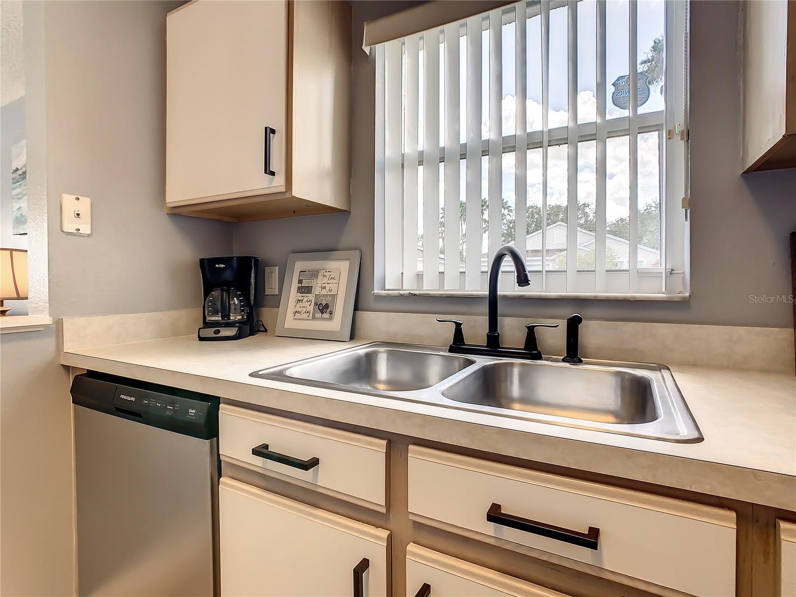 Newly installed faucet
