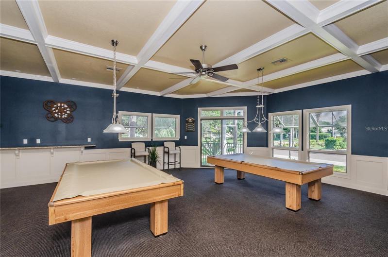 Billiard room