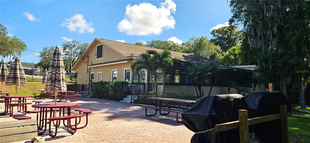 Second lodge and pool area