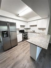 Open concept living dining combo