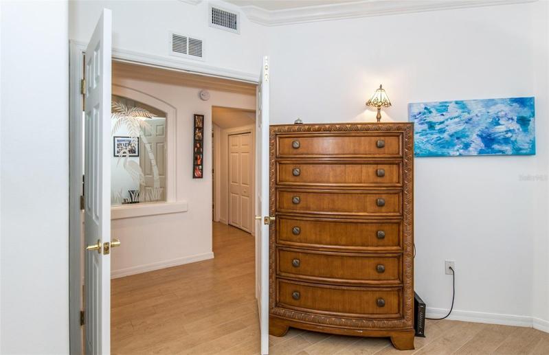 Den with Double Doors