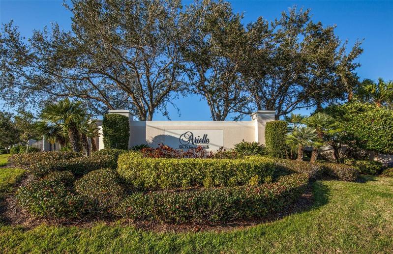 Entrance to Arielle on Palmer Ranch