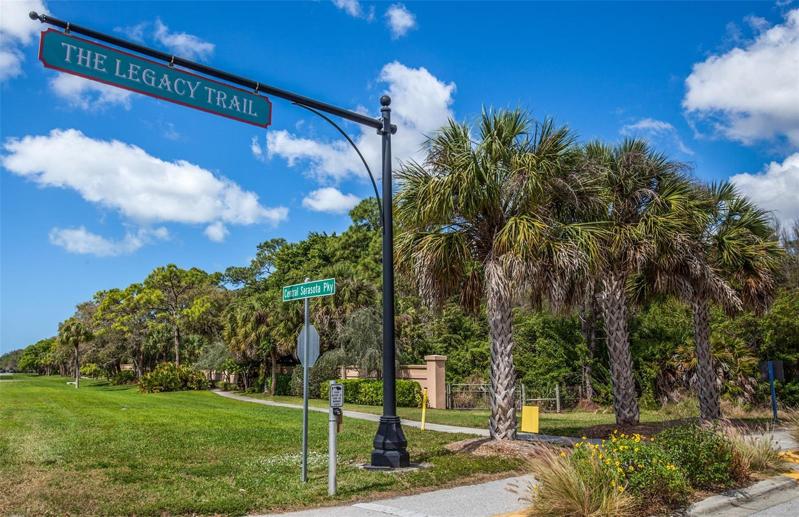 Nearby Legacy Trail for Biking and Walking