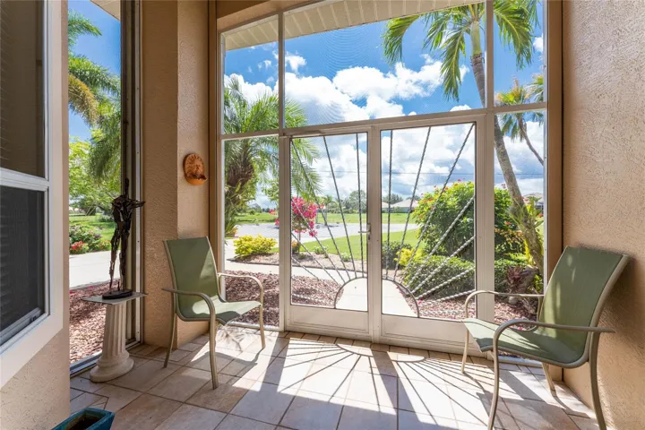 screened entry