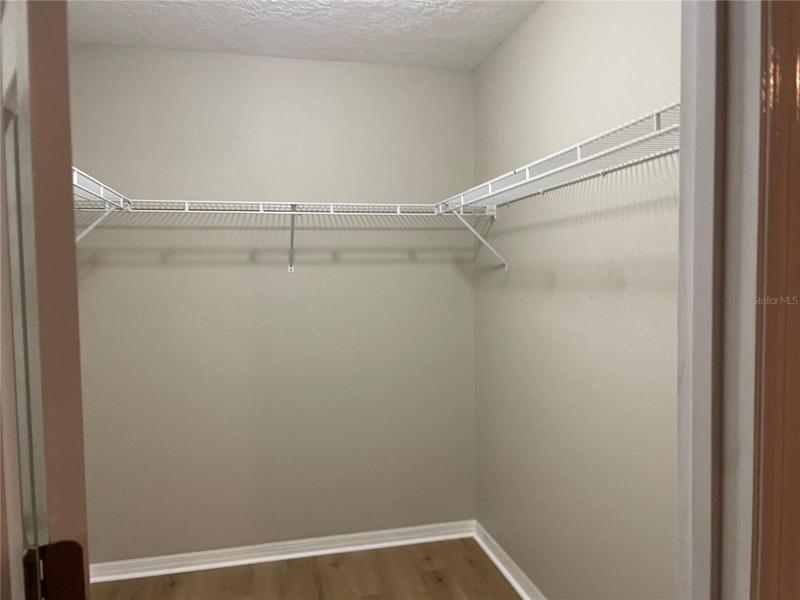 Walk in closet,owners bedroom