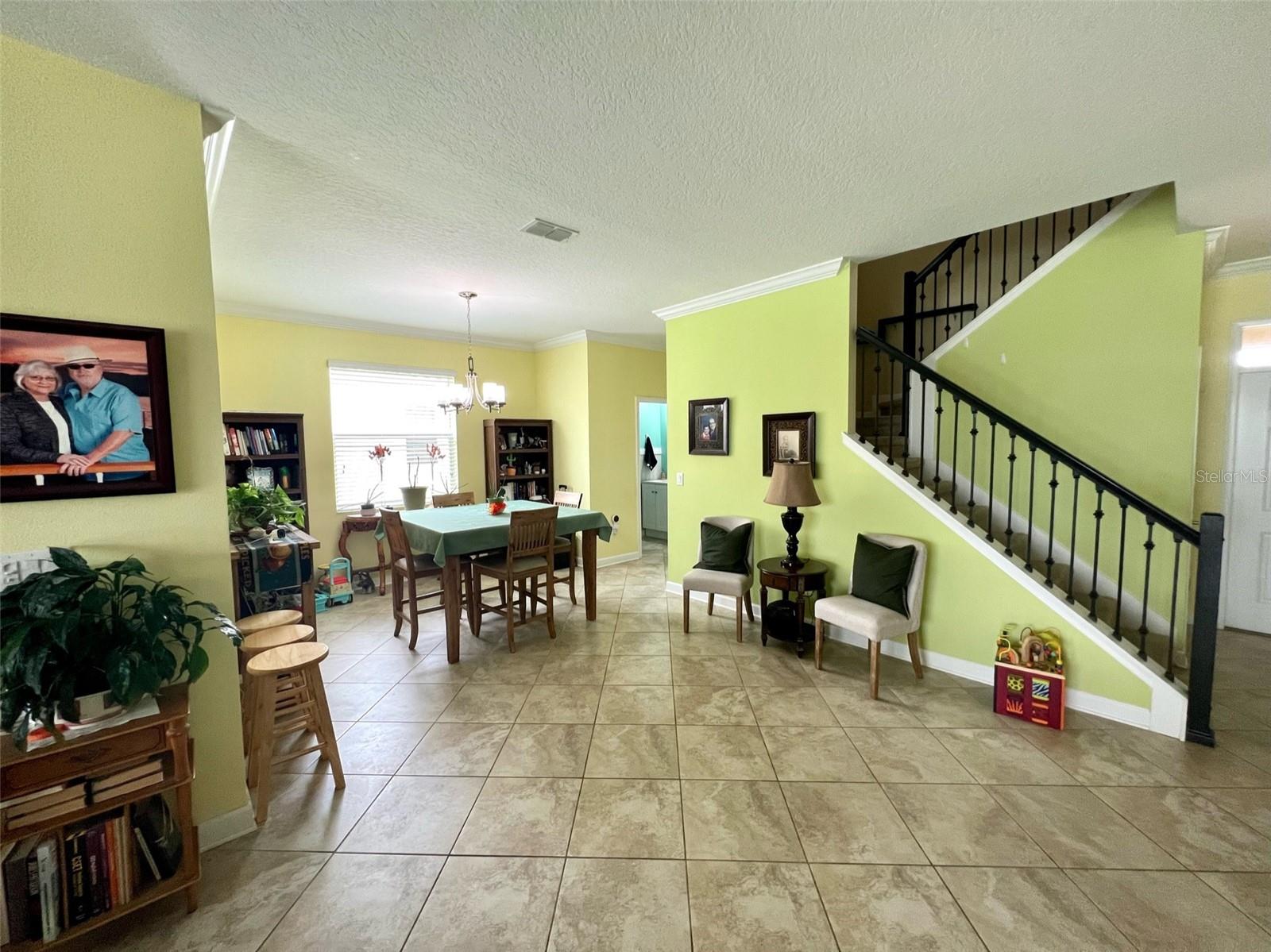 Huge dining area