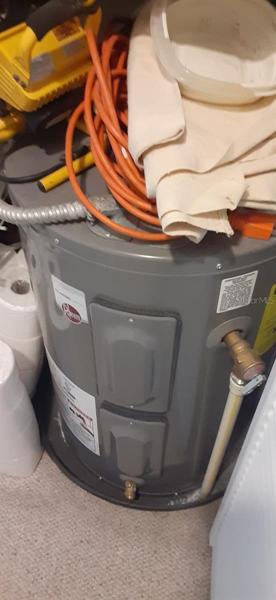 NEW HOT WATER HEATER