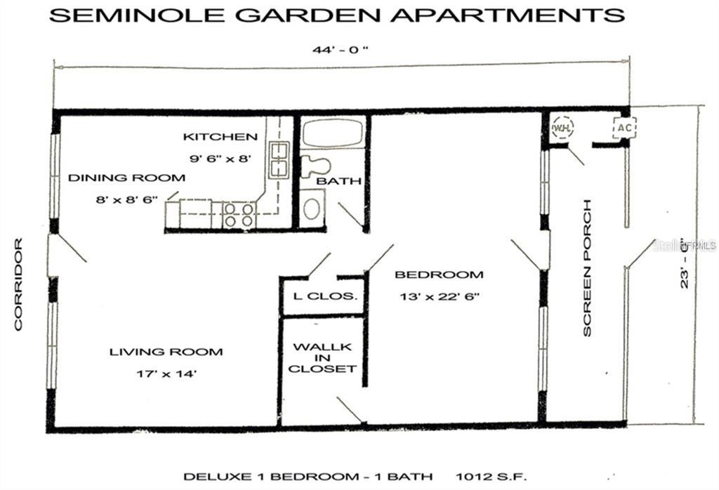 builder's floor plan