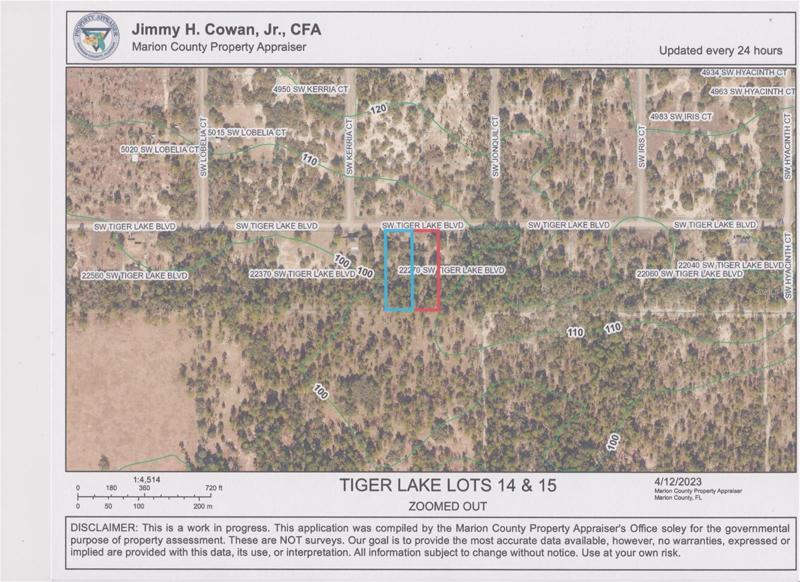 LOTS 14 & 15 TOTALING 2.14 ACRES SOLD TOGETHER