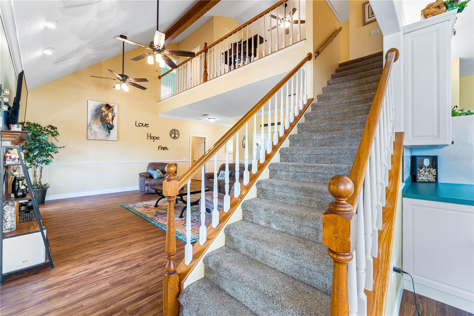 Stairs leading up