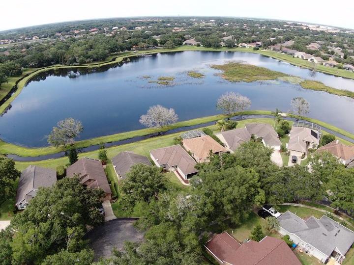 Aerial Shot of neighborhood