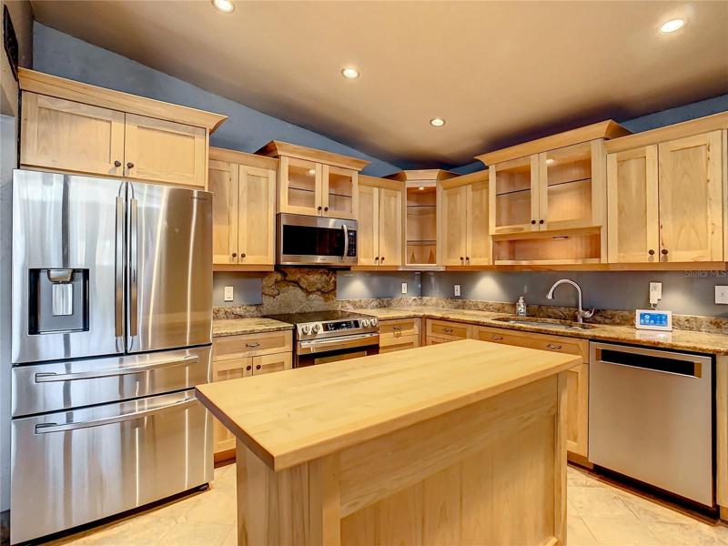 kitchen with island