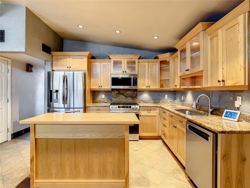 kitchen with island