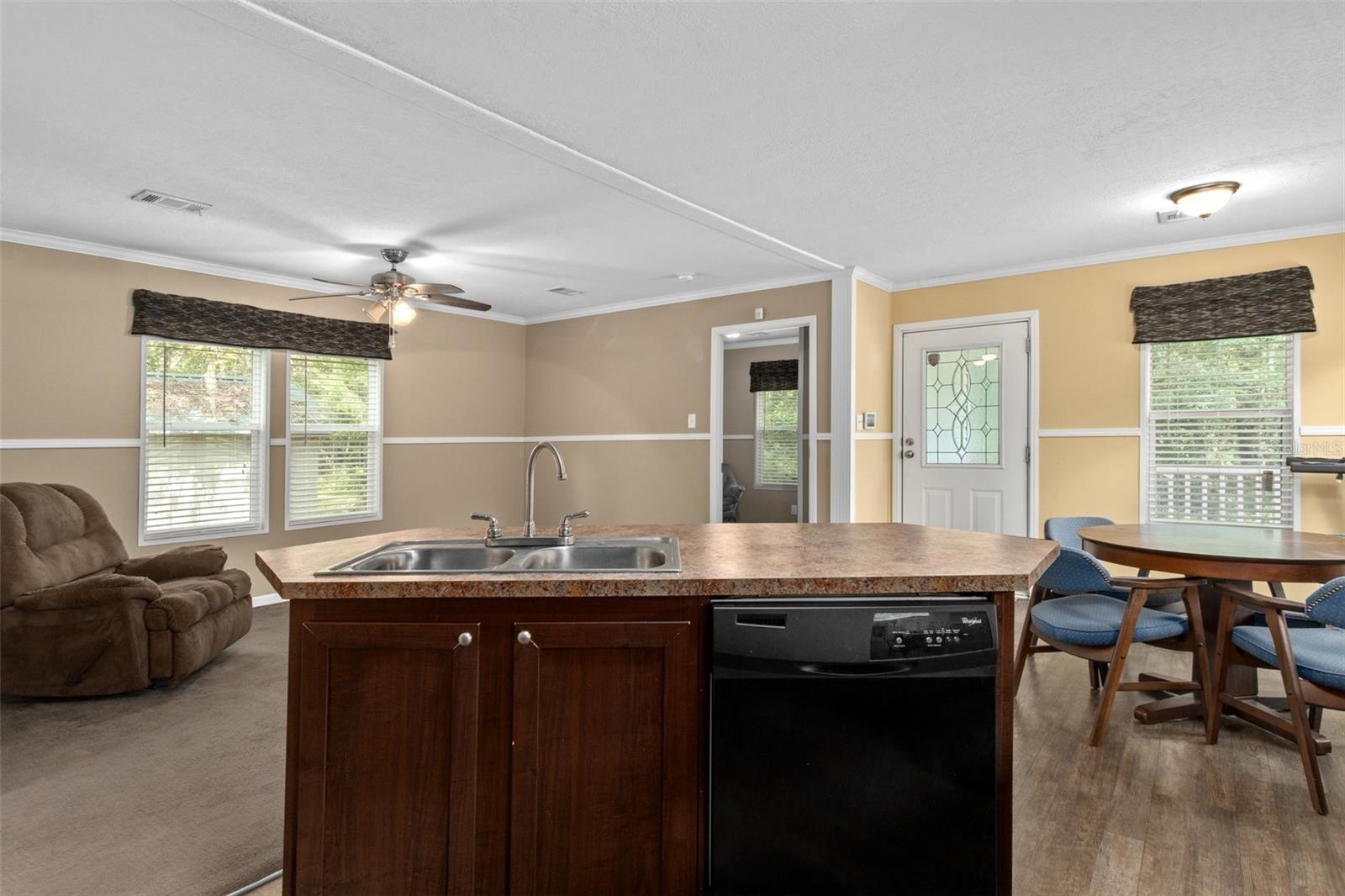 Kitchen to living