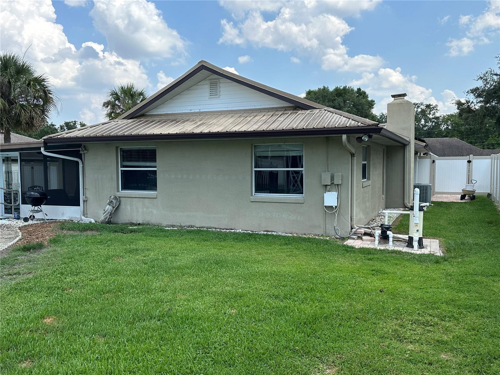 Rear of home