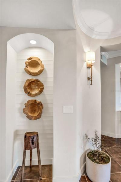 Ship lap feature wall with rustic appeal