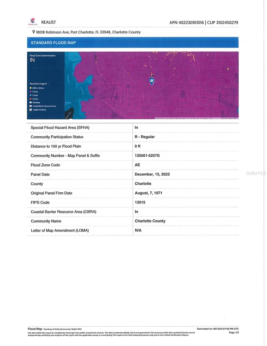 Flood Map-18018 Robinson Ave
