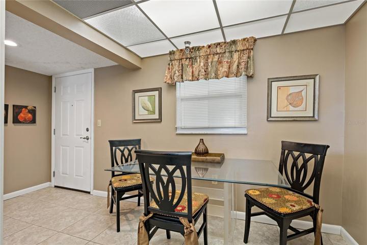 Enjoy nature’s breeze and natural light. Open floor plan. 9x16 renovated kitchen w breakfast bar & dining area.