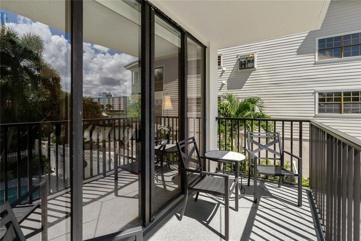 Morning sunrises of Intracoastal waters from your balcony.