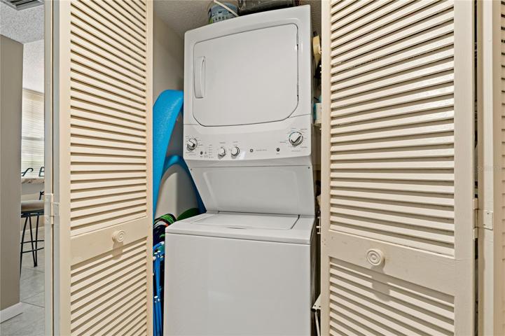 Laundry plus storage closet