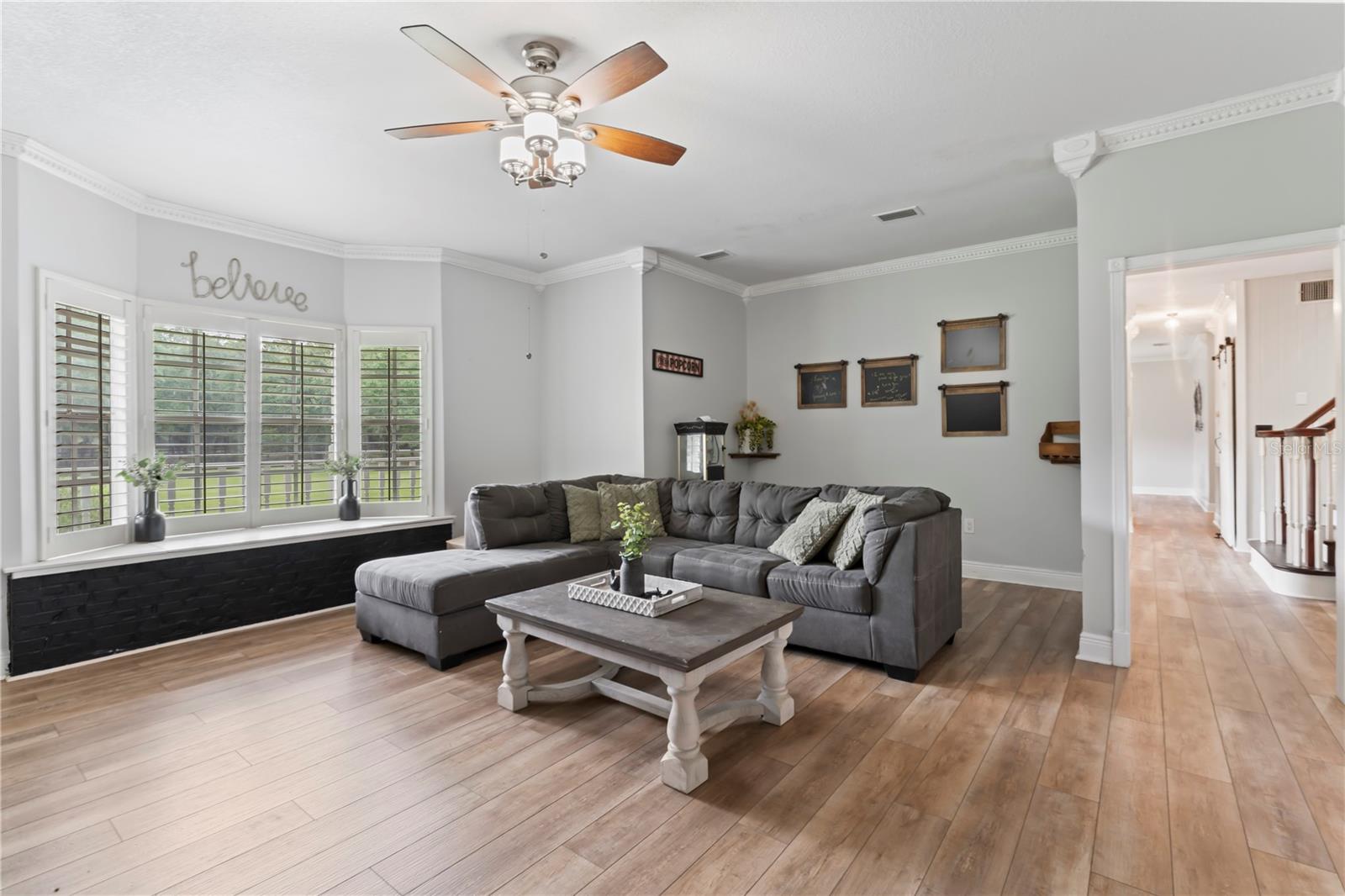 Used as a Theater Room