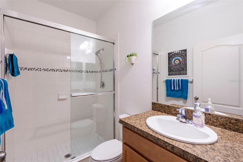 second bath is ensuite guest room setup