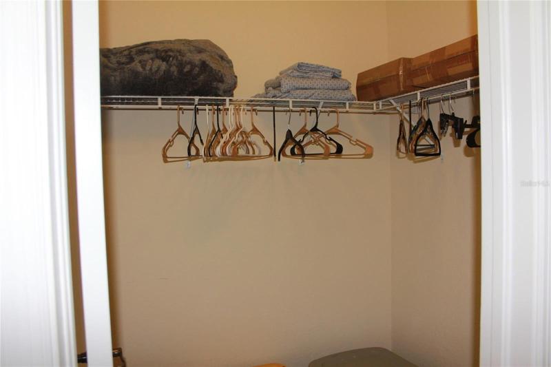 Dual master walk-in closets