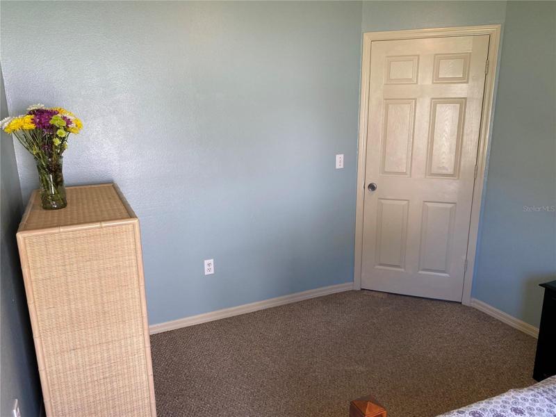 third bedroom with large walkin closet